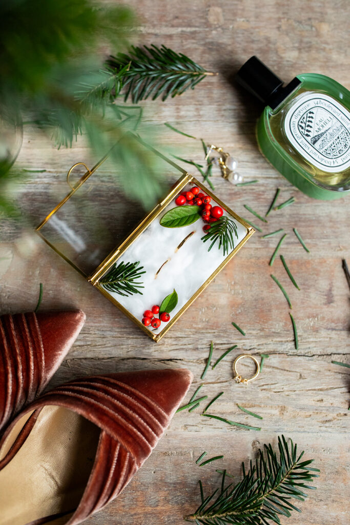 détails mariage hiver morbihan