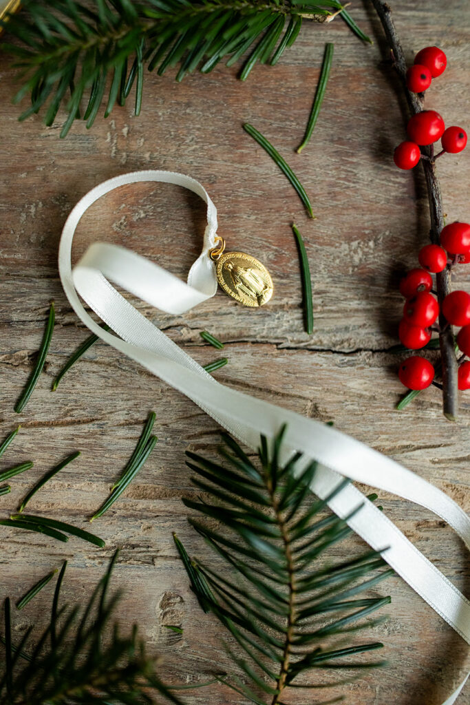 détails mariage hiver