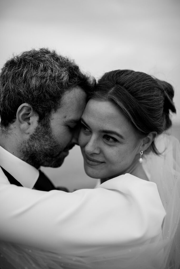 portrait mariés hiver