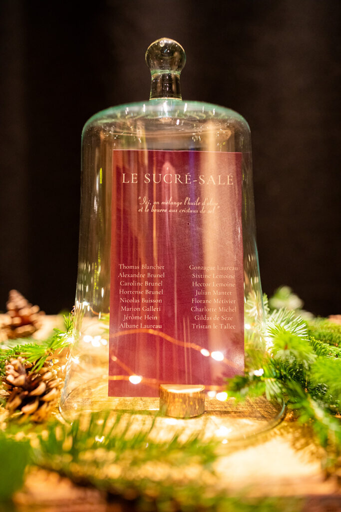 décoration mariage hiver