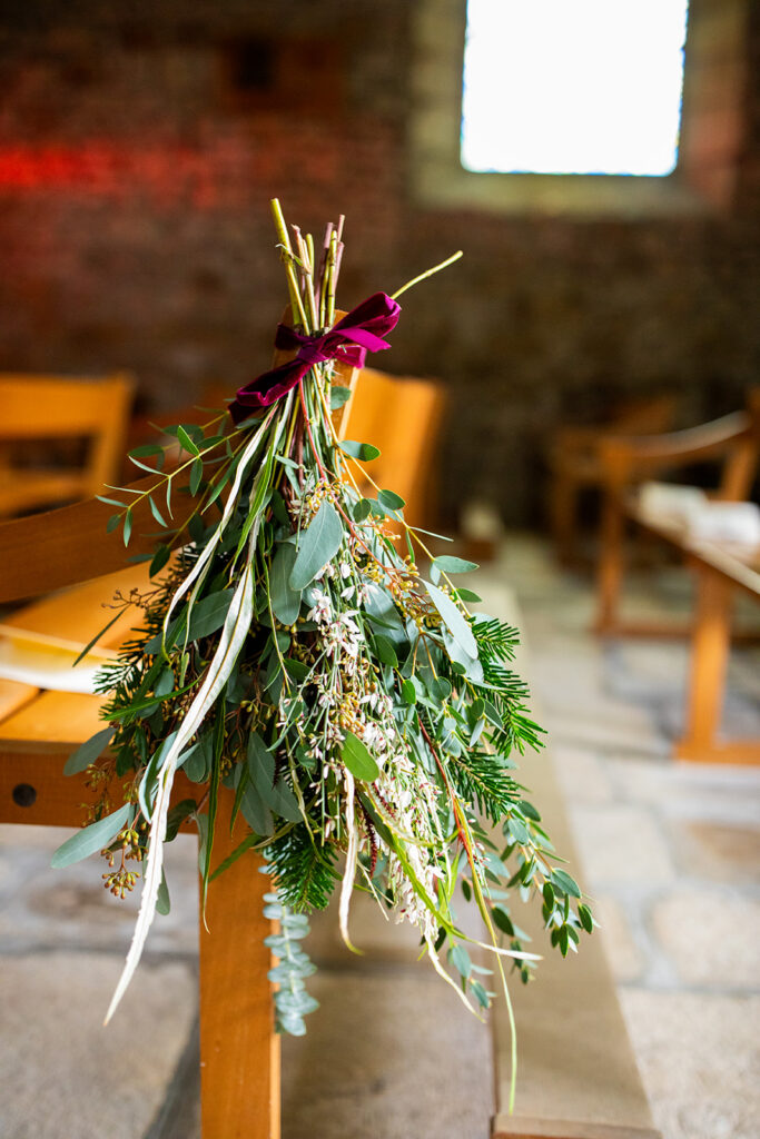 décoration florale mariage hiver morbihan